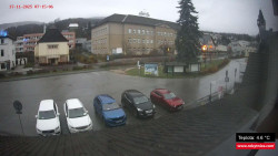 Střed obce Rokytnice nad Jizerou