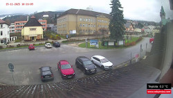 Střed obce Rokytnice nad Jizerou