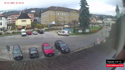 Střed obce Rokytnice nad Jizerou