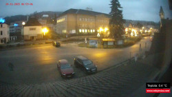 Střed obce Rokytnice nad Jizerou