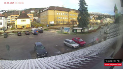 Střed obce Rokytnice nad Jizerou