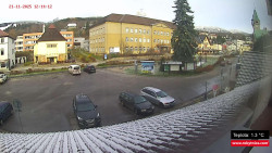 Střed obce Rokytnice nad Jizerou