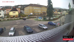 Střed obce Rokytnice nad Jizerou