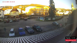 Střed obce Rokytnice nad Jizerou