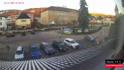 Střed obce Rokytnice nad Jizerou