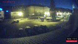 Střed obce Rokytnice nad Jizerou