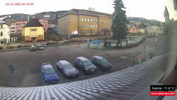 Střed obce Rokytnice nad Jizerou