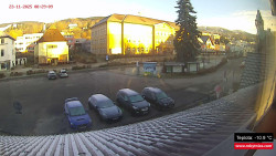 Střed obce Rokytnice nad Jizerou