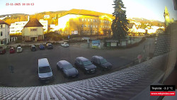 Střed obce Rokytnice nad Jizerou