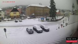 Střed obce Rokytnice nad Jizerou