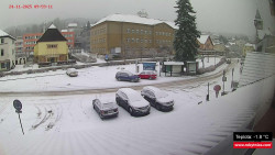 Střed obce Rokytnice nad Jizerou