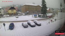 Střed obce Rokytnice nad Jizerou