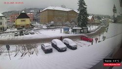 Střed obce Rokytnice nad Jizerou