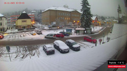 Střed obce Rokytnice nad Jizerou