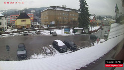 Střed obce Rokytnice nad Jizerou