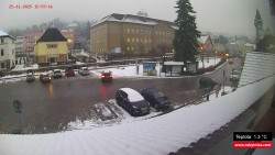 Střed obce Rokytnice nad Jizerou