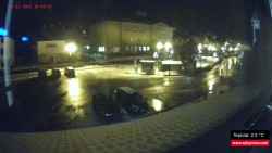 Střed obce Rokytnice nad Jizerou