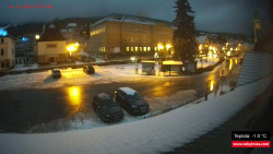 Střed obce Rokytnice nad Jizerou