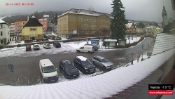 Střed obce Rokytnice nad Jizerou