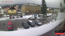 Střed obce Rokytnice nad Jizerou