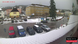 Střed obce Rokytnice nad Jizerou