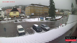 Střed obce Rokytnice nad Jizerou