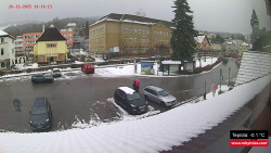 Střed obce Rokytnice nad Jizerou