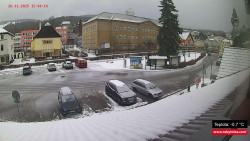 Střed obce Rokytnice nad Jizerou