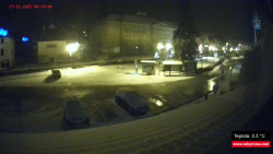 Střed obce Rokytnice nad Jizerou