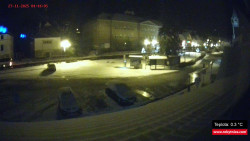 Střed obce Rokytnice nad Jizerou