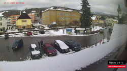 Střed obce Rokytnice nad Jizerou