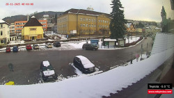 Střed obce Rokytnice nad Jizerou