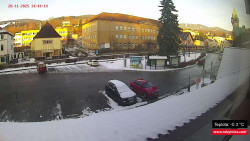 Střed obce Rokytnice nad Jizerou