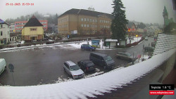 Střed obce Rokytnice nad Jizerou