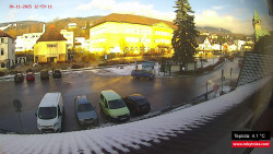 Střed obce Rokytnice nad Jizerou