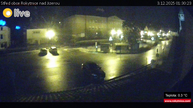 Město Rokytnice nad Jizerou - Střed obce Rokytnice nad Jizerou - 3.12.2025 v 01:30