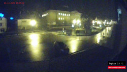 Střed obce Rokytnice nad Jizerou