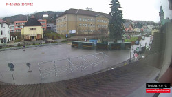 Střed obce Rokytnice nad Jizerou