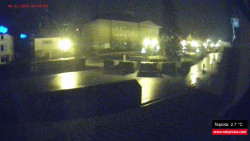 Střed obce Rokytnice nad Jizerou