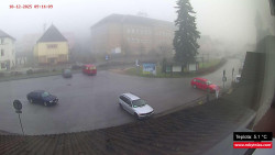 Střed obce Rokytnice nad Jizerou