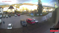 Střed obce Rokytnice nad Jizerou