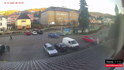 Střed obce Rokytnice nad Jizerou