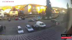 Střed obce Rokytnice nad Jizerou