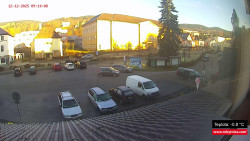 Střed obce Rokytnice nad Jizerou