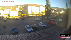 Střed obce Rokytnice nad Jizerou