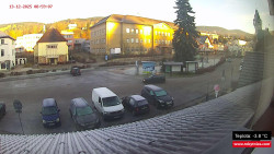 Střed obce Rokytnice nad Jizerou