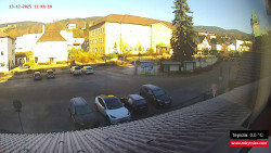 Střed obce Rokytnice nad Jizerou