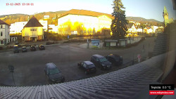 Střed obce Rokytnice nad Jizerou