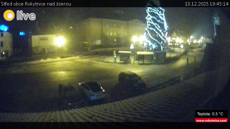 Město Rokytnice nad Jizerou - Střed obce Rokytnice nad Jizerou - 13.12.2025 v 19:45