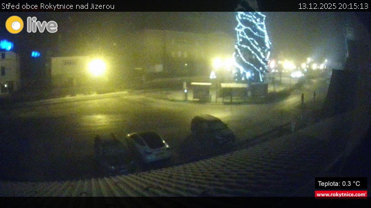 Město Rokytnice nad Jizerou - Střed obce Rokytnice nad Jizerou - 13.12.2025 v 20:15